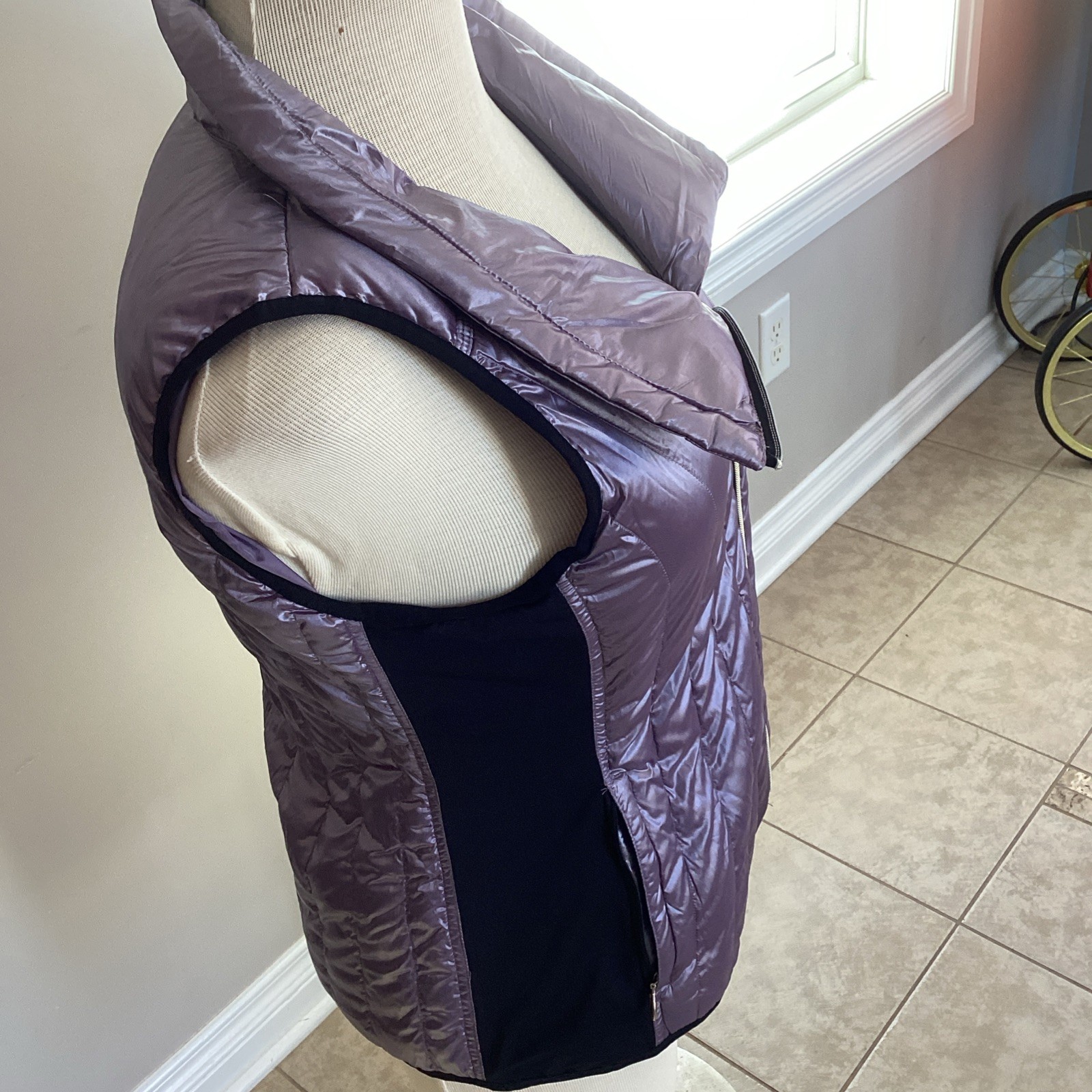 Calvin Klein Performance  Poly Down Sleeveless Zi… - image 8