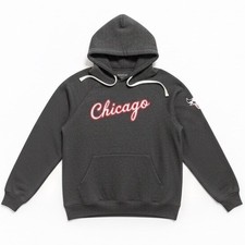 NBA Chicago Bulls Hoodie Sportiqe Apparel Gray Pullover Sweatshirt Womens Medium