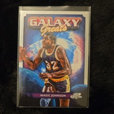 🔥🔥🔥2023-24 Topps Cosmic Chrome Galaxy Greats Magic Johnson GG-7 Lakers Insert