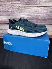 HOKA Solimar Running Shoes Men’s 13 Blue Black Road Trainr Sneakers 1123074 BCBT