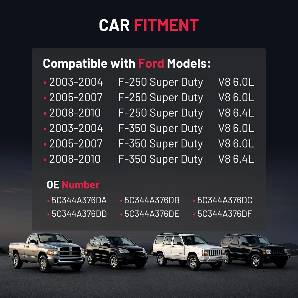 Auto Driveshaft Assembly Front For Ford F-250 F-350 Super Duty 03-10 Diesel 4WD Foto 2 de 4