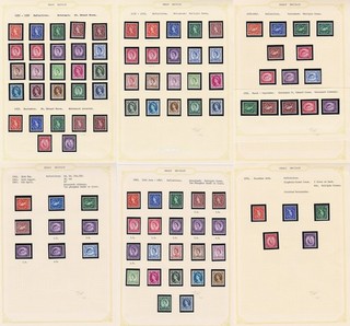 GB. QEII. Fine mint 'Wilding's' collection in hingeless mounts on six pages.