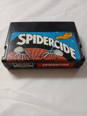 Spidercide Tandy TRS-80 Coco Color Computer Game Cartridge Radio Shack, tested