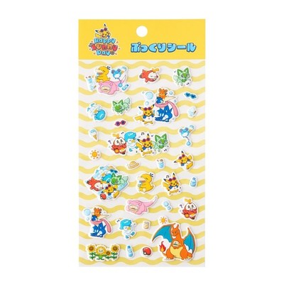 pokemon center original plump sticker Happy Sunny Day