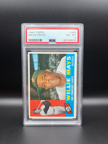 1960 Topps Willie Mays #200 PSA 6