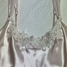 Linea Donatella Babydoll Nightie L Pink Ties In Back Ruffles