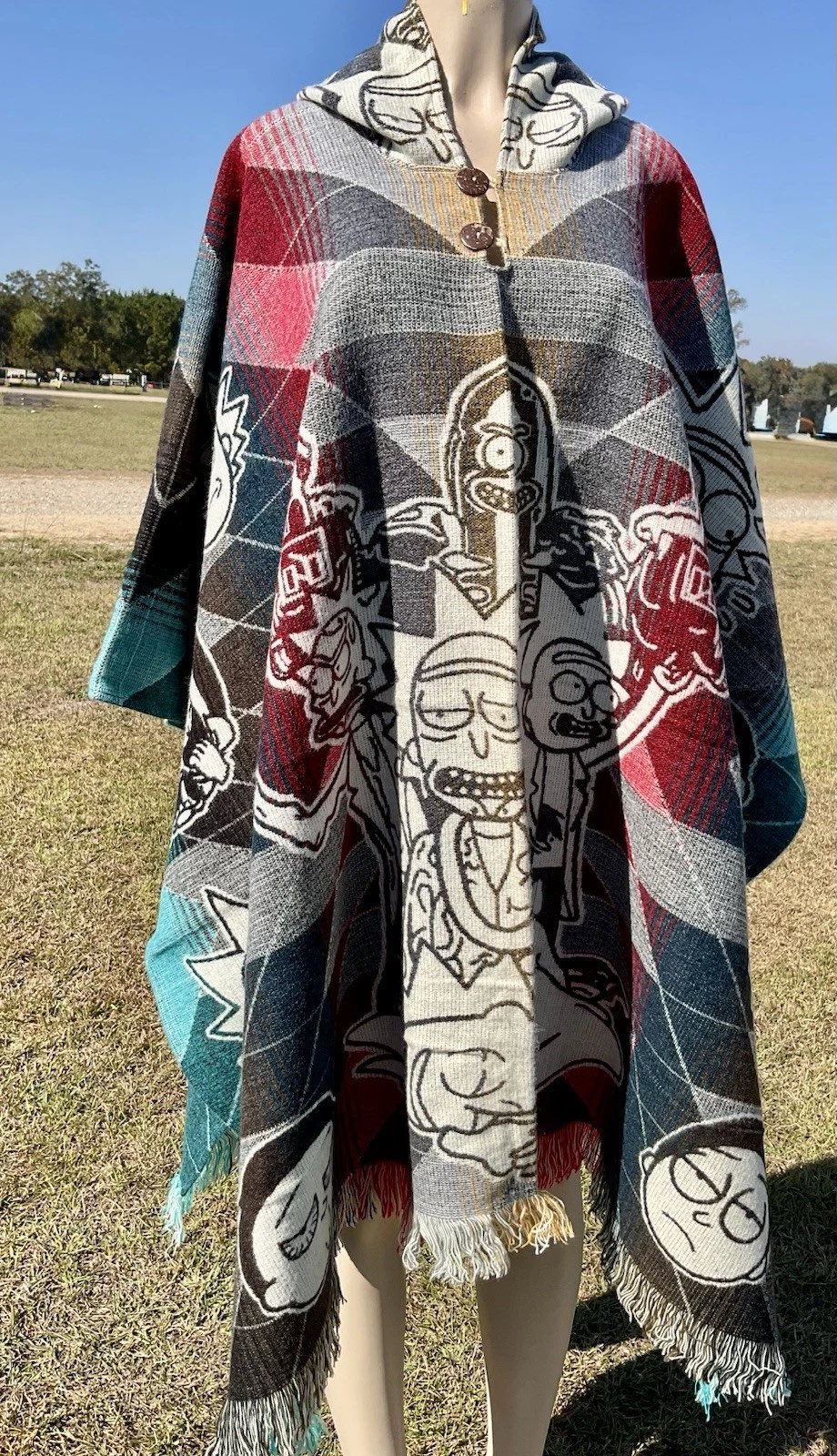 HANDMADE ALPACA WOOL PONCHO, Rick & Morty, Soft & Warm, FREE SHIPPING IN THE USA
Opens in a new wind
