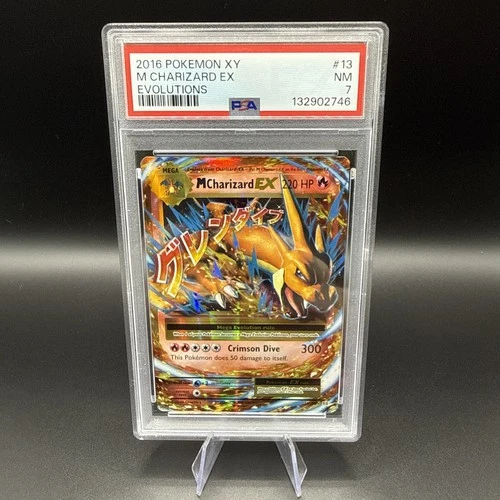 Pokemon 2016 XY M Charizard EX Evolutions 13/106 PSA 7