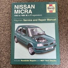 Haynes 3254 Nissan Micra 1993-1999 K-T Service & Repair Manual Hardback