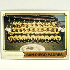 1974 Topps Team Card - San Diego Padres #226 fr. Rookie Dave Winfield VG-EX. rookie card picture