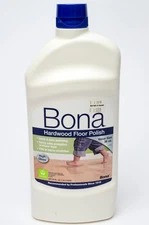 Bona Hardwood Floor Polish High Gloss 36 fl oz  approx ~95% Full, Clean Shine