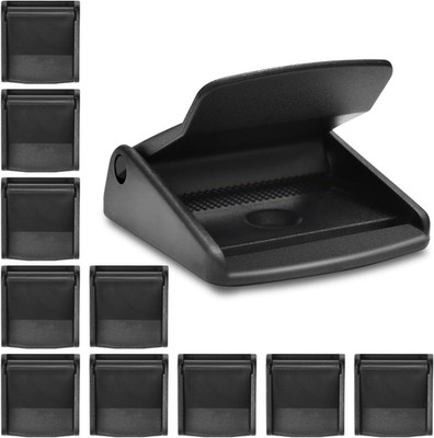 10Pack 2 Inch Black Cam Buckles, Plastic Toggle Buckle Clip for Pet Chest Vest,