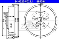 Tambour de frein Subaru FORESTER