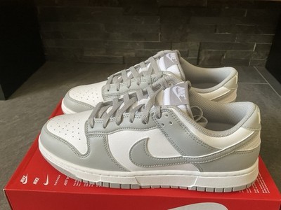 Nike Dunk Low Grau Weiß Herren Schuhe Sneaker Größe 44 NEU