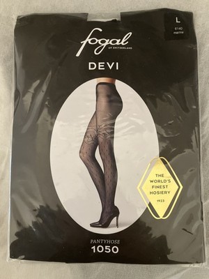 Fabulous FOGAL DEVI Tights MARINE BLUE Fishnet Net L XL Made in Italy