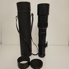 Vintage Prinz Galaxy 400mm f/6.3 Telephoto Lens TZ Screw DSLR x2 Lens Caps Case