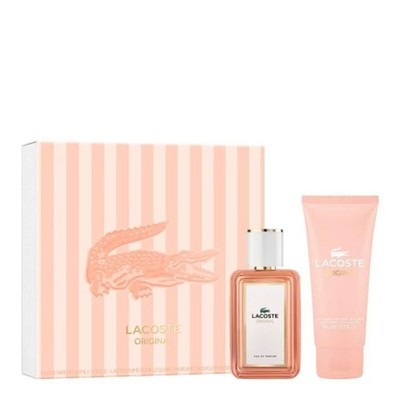 Lacoste Original Eau De Parfum 2 Oz & Body Lotion 2 Pcs Gift Set For Women Scent