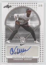 2017 Leaf Perfect Game All-American Classic Silver 2/5 Caberea Weaver Auto 8wm