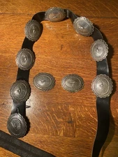 Concho Belt S/S Women’s New/Old Stock 1990 Signed Possibly Annie Chapo