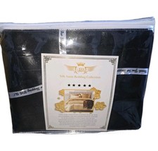 Bibb Home Silk Satin 4 Piece Sheet Set Black ...