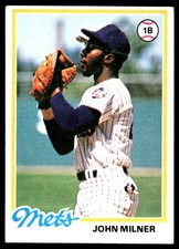 John Milner 1978 Topps #304 New York Mets MLB READ FREE SHIPPING AutographDen
