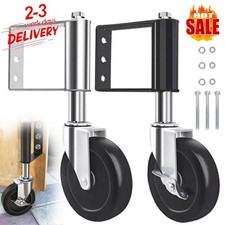 100kg/220lbs Load Capacity 4in Gate Wheel Heavy Duty Spring Loaded Swivel Caster