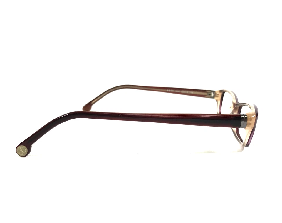 Monturas para gafas Brooks Brothers BB691 5247 marrón brillante rojo ojo de gato 53-14-140 Foto 3 de 4