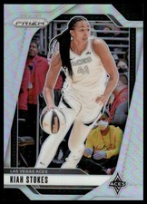 Kiah Stokes 2024 Panini Prizm WNBA #122 Silver Prizms Las Vegas Aces