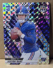2025 Panini Mosaic Jaxson Dart Mosaic Silver RC #362 New York Giants
