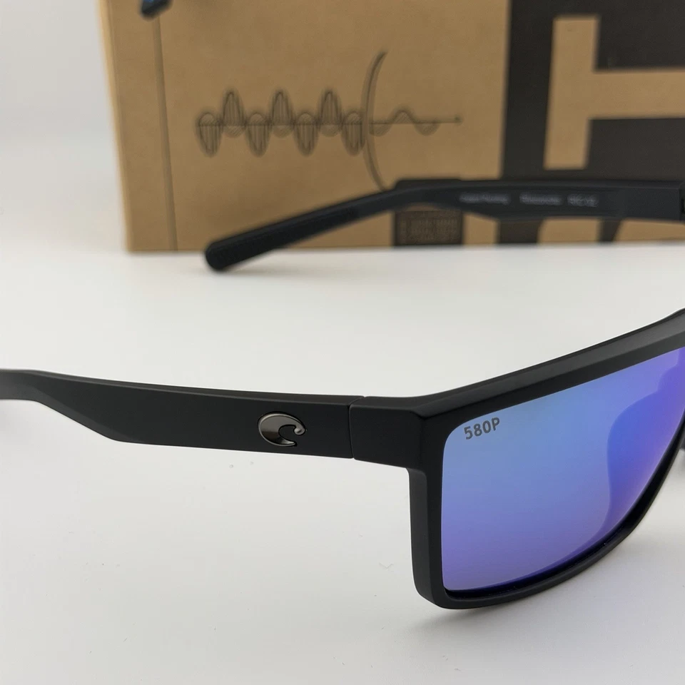 Costa Del Mar Rinconcito Polarized Matte Black/Blue Mirror 580P Sunglasses - Image 3 of 4