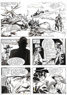 Original Tables Gustavo Trigo - Lancio Story Pag.8-9 - Eur Editoriale
