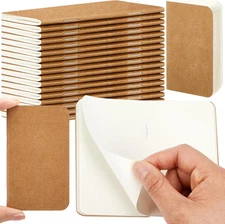 15 Pcs Mini Pocket Notebook 2.5" x 4" Small Journal Kraft Paper Notepads Bulk So