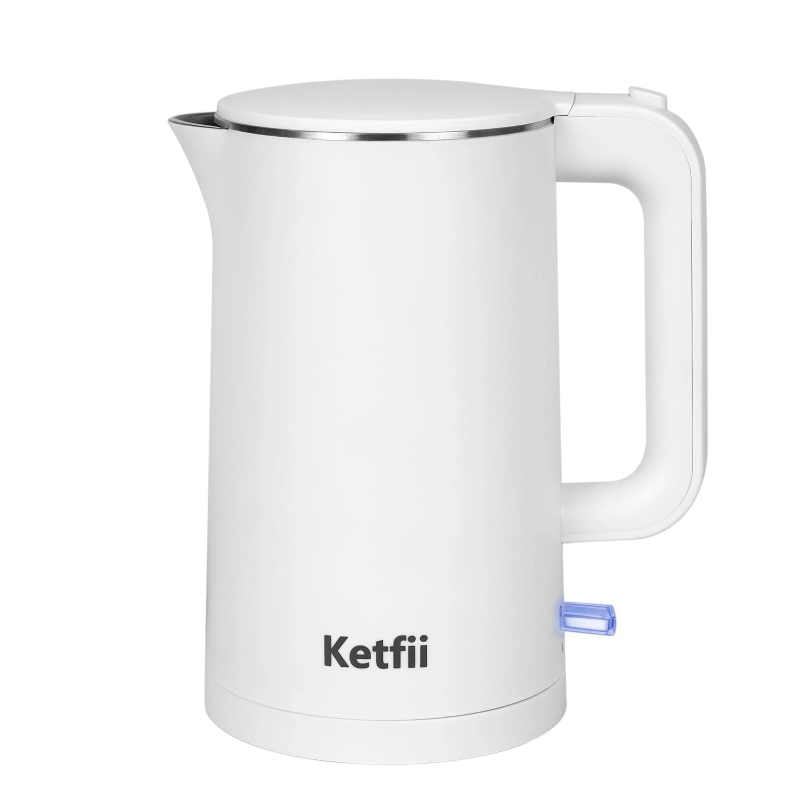 Electric Kettle 1.7L, Seamless Inner Pot, Double-Walled Design, BPA-Free, Tea...