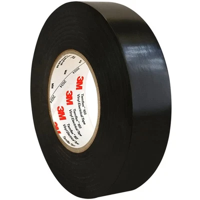 Isolierband - 3M Temflex 165 - Elektrik - PVC Klebeband - Schwarz - 19 mm x 25 m - Bild 1 von 2