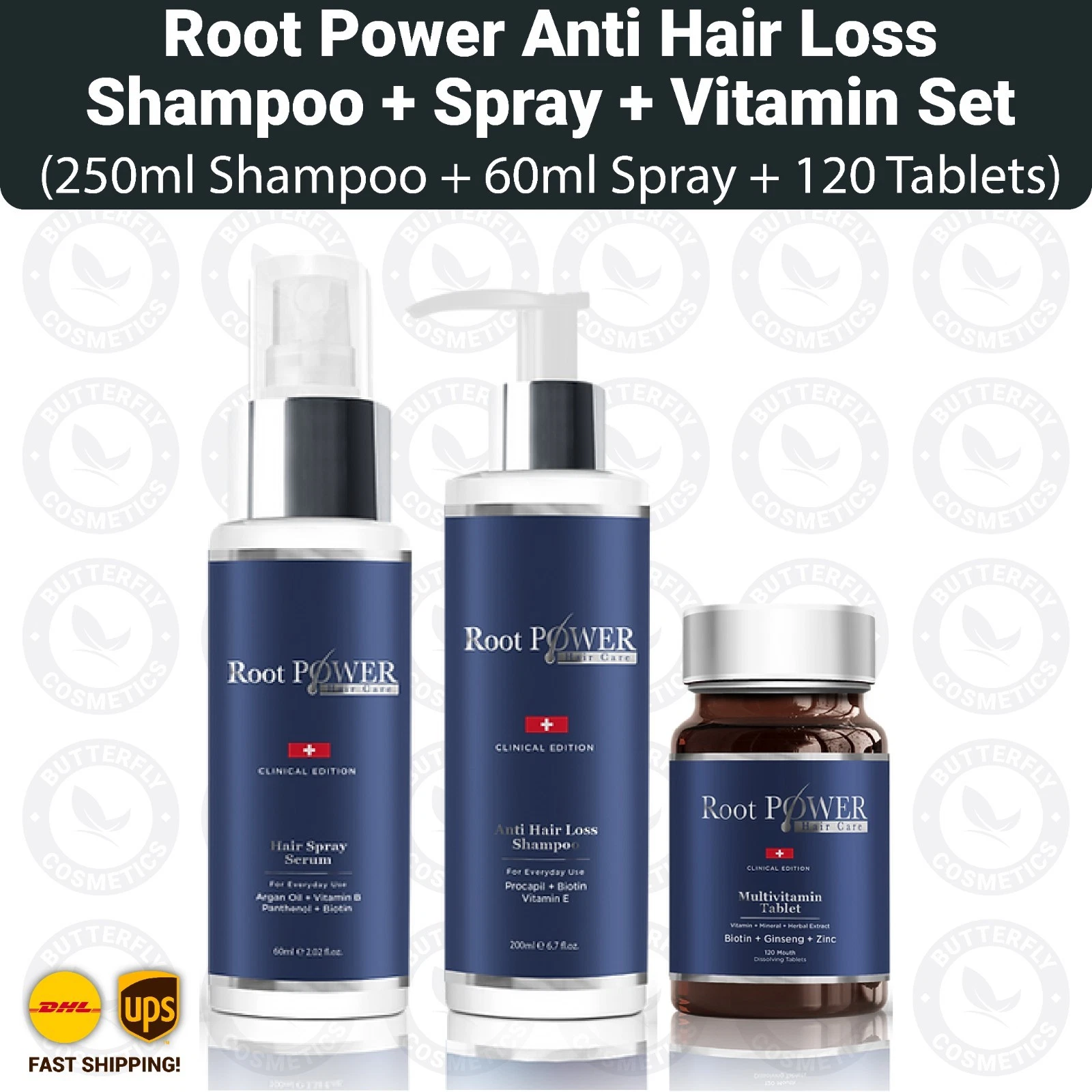 Root Power Anti Hair Loss After Hair Transplant (Shampoo+Tablet+Serum) Set