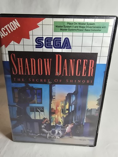 Shadow Dancer Secret of Shinobi Sega Master System Game W/ Manual + Promo Catalg - Picture 1 of 16