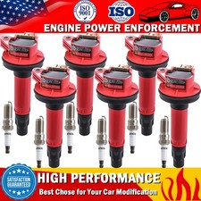 6 Pack Ignition Coils UF646 and Spark Plug For 2015 2016 2017 Expedition 3.5L V6