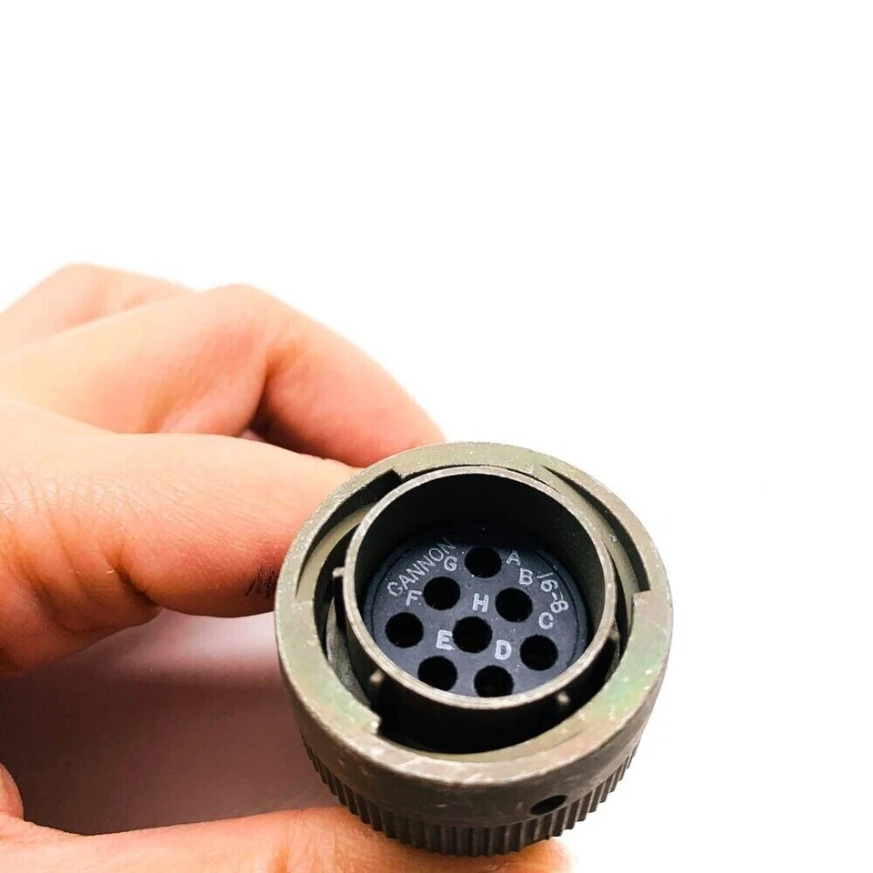 ITT Cannon MS3126P16-8P Circular MIL Spec Connector Receptacle 8 Position - Image 2 of 4