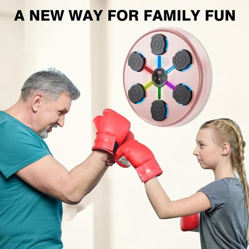2025 Smart Bluetooth Music Boxing Machine - Wall Mount Trainer w/Gloves - Picture 28 of 36