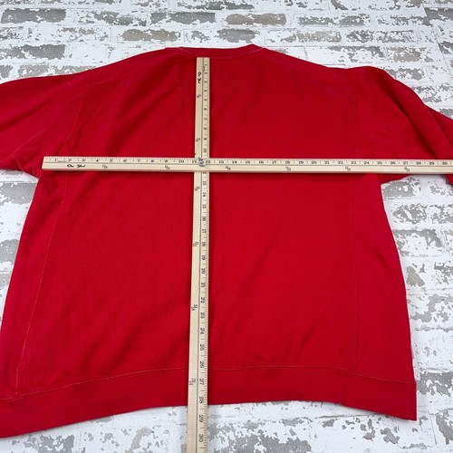 Vintage Ohio State Buckeyes Sweatshirt Men XL Red Crew Neck Sweater Y2K Heavy E* - Picture 7 of 11
