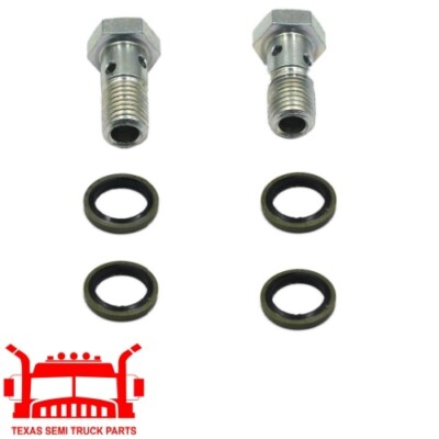 #ad #ad For Ford Powerstroke 6.0L 6.4L Diesel Fuel Pump Pressure Banjo Bolt Washer Set $12.05