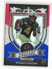 2021 Panini Prizm Draft Picks Rondale Moore RC #171 Red White Blue Crusade