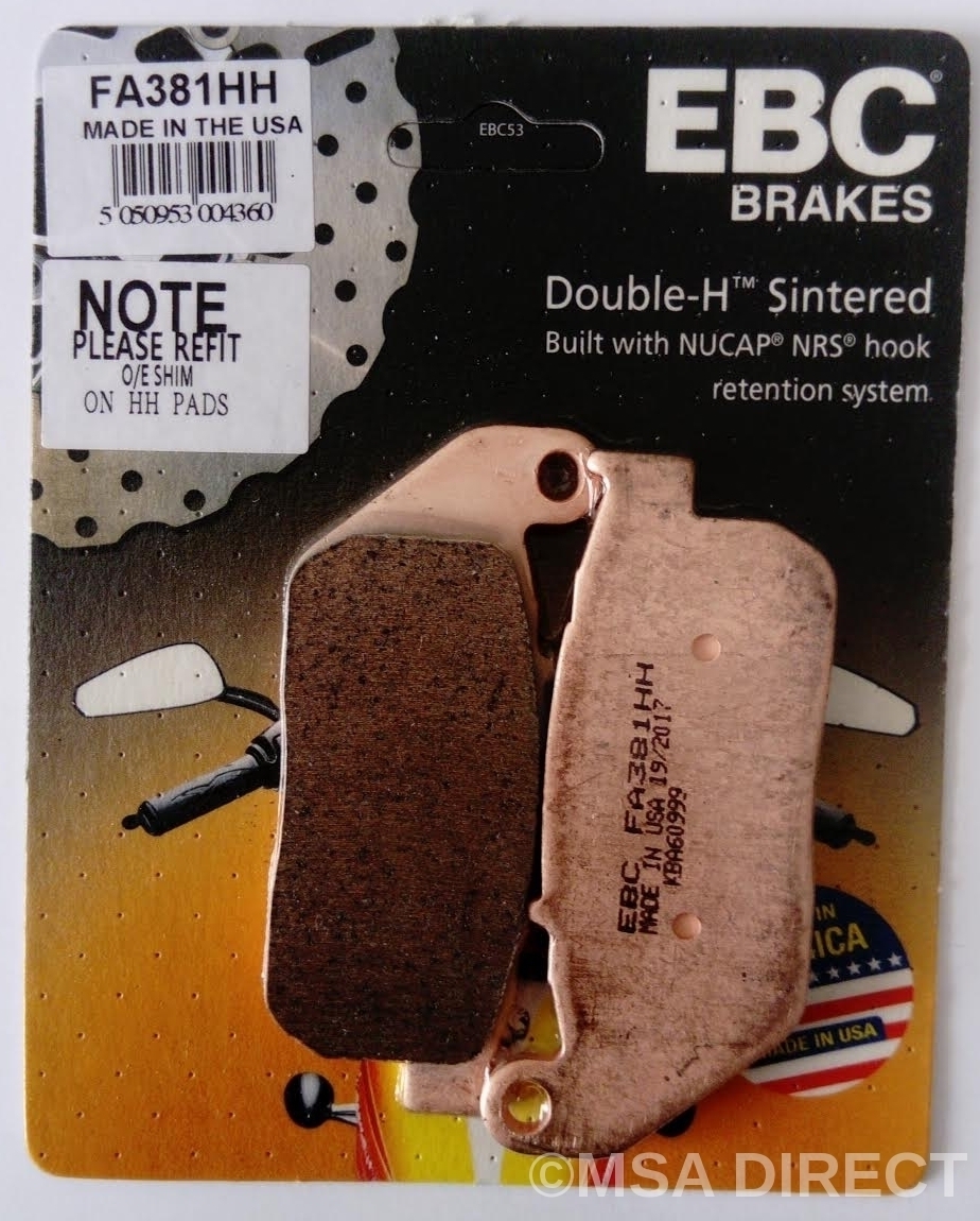 EBC Sintered FRONT Disc Brake Pads Fits HARLEY DAVIDSON XL1200 (2004 to 2013)