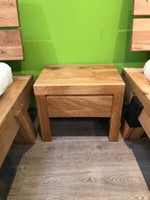 Nachtkonsole Heinrich Rustic-Eiche Massiv Nachttisch Kommode Konsole Nako