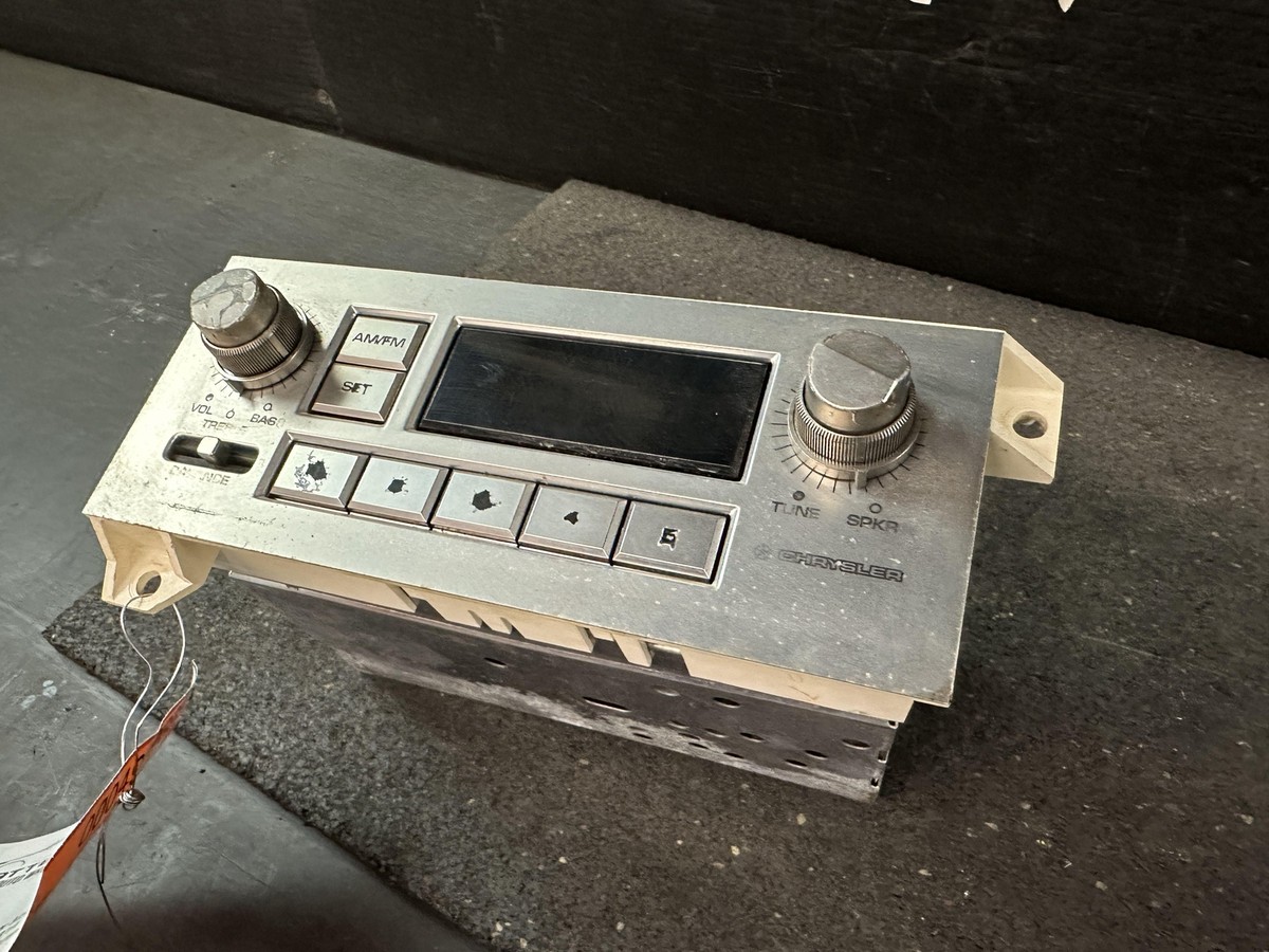 84-91 NEW YORKER FWD AM FM RADEO INFINITY AUDIO SYSTEM ID | eBay