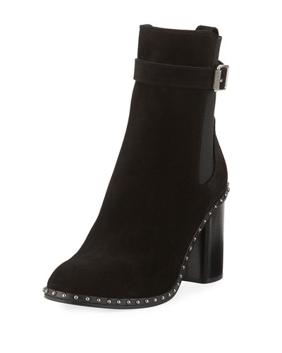 Romi Studded Ankle Boots black suede | eBay