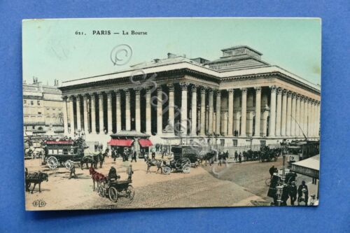Cartolina Francia - Parigi - La Bourse - 1908 ca. - Photo 1/2