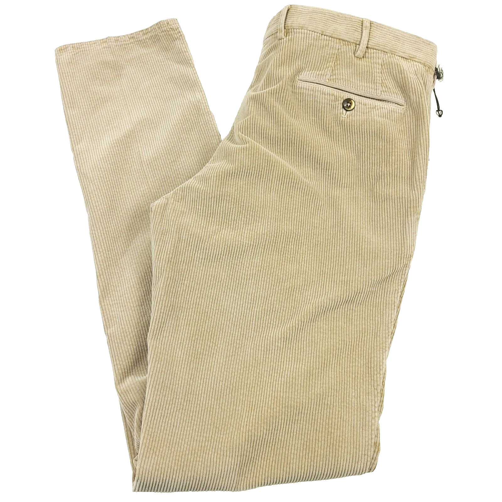 425 долларов США, мужские вельветовые брюки Torino Slim Tan Delave, размер (Италия 54), US 38 X 36