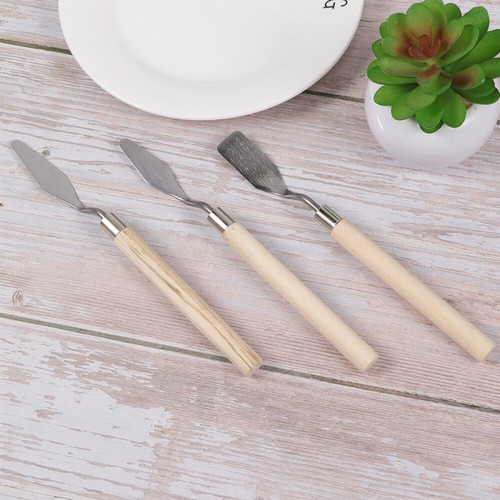 Ensemble De 5 Couteaux De Peinture, Outils De Peinture Au Couteau à Palette, Grattoir De Mélange