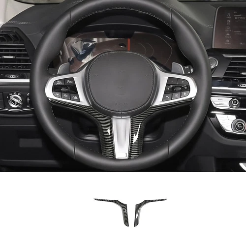 Juego completo de adornos decorativos interiores de fibra de carbono ABS para BMW X3 X4 G01 G02 2018-21 26x - Imagen 4 de 6